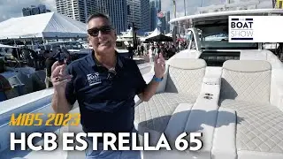 HCB ESTRELLA 65 seen at Miami International Boat Show 2023 - The Boat Show