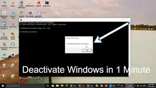How to deactivate windows 10 ● Proof ● 100% working solution