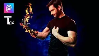 Fire Hand Effect | PicsArt Manipulation | PicsArt Editing