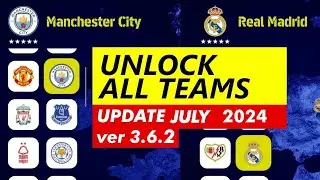 eFootball 2024 Unlock All Teams PC Steam ver 3.6.2 UPDATE JULY 2024