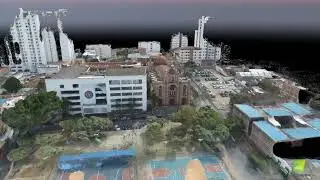 Maquetas, ideas y conceptos Modelamiento 3D digital del Campus USTA Bucaramanga, con Drones y Pix4d.