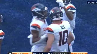 BO Nix Gets First Career Touchdown vs Seahawks |  NFL 2024