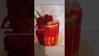 Pastel con Rosas Rojas