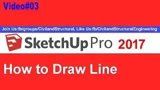 Use of Line Tool in Sketchup V #03