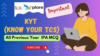 TCS IPA MCQ | KYT | Previous Year Most Imp Question 📑