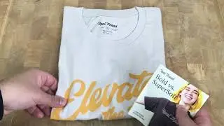 Real Thread Elevate The Everyday Sample Tee Unboxing