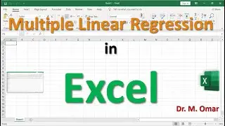 How to do Multiple Linear Regression in Excel