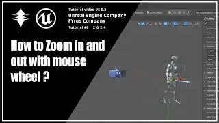 How to zoom in - out with mouse wheel in UE5