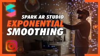 Exponential smoothing in Spark AR Studio | Patch editor | AR Tutorial