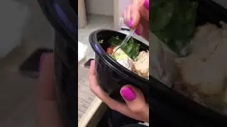 Кушаем салат Казбек с Шашлыком 🥗очень вкусный салат 😉 