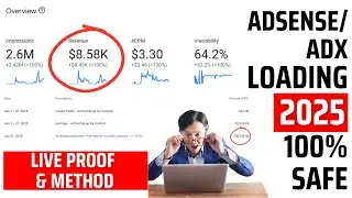 Adsense/Adx Earning New Method - 2025🔥 | 100% Safe Payment Method 2025 | Adx Earning Method 2025
