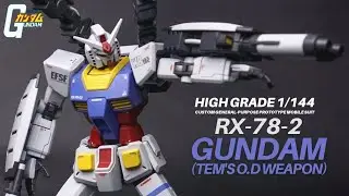 Gunpla Custom Build : HG RX-78-2 Gundam (Tem's O.D Weapon)