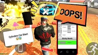 Cylinders ke sath Car blast kar di😱🤯 Indian bikes driving 3d new update 2023 #gaming
