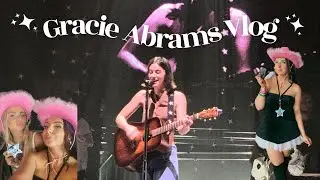 Gracie Abrams Concert Vlog🤍...we went VIP to the Secret of Us Tour!!