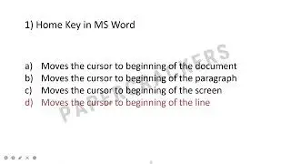Microsoft Word Question | MS Word के टॉप 10 प्रश्न | MS Word Beginners to Advance Tutorial #7