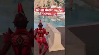 Darth Vader showed up out of no where in fortnite 