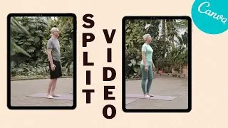 How to make split screen video in canva | Tutorial by DLC Ventures India