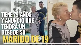 Tiene 79 años y anunció que tendrá un bebé de su marido de 19