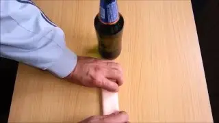 How To Open a Beer With An Envelope