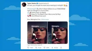 Taylor Nation Emoji Bullet Point Tweet