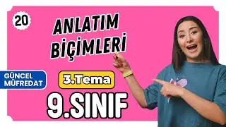 Anlatım biçimleri📌Türk dili ve edebiyat📌9. sınıf 2. dönem 3. tema yeni müfredat