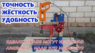 Сверлильный станок из дрели/handmade drill press