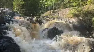 Карелия. Водопады. Скалы