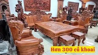 Hoàng Gia Nguyên Khối Gỗ Hương Đẹp Bền Và Sang ( đồ gỗ đồng kỵ mạnh kha )