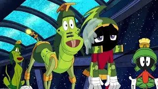 Loonatics Unleashed but only Melvin the Martian is on the screen