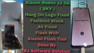 Redmi 12 5G ( SKY ) Hang On Logo Fixed Fastboot Stock All Fixed Flash With Xiaomi Flash Tool Done