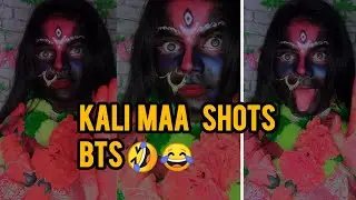 Behind the soot BTS kali maata video #bts #kali #kalimata #makeup #ntmakeovers