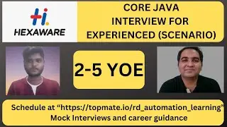 Hexaware Java Interview Questions | Core Java Interview Questions