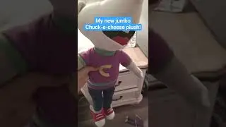 Jumbo Chuck-e-cheese plush! #viral #foryou #plushvideos #chuckecheese