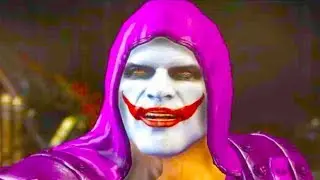 Mortal Kombat XL - The Joker Tremor Costume Skin Mod Performs Intros On Alll Stages 4K Mods