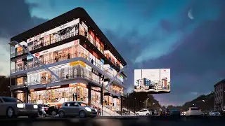 SMART CITY | Shopping Center | CINEMATIC WALKTHROUGH | Lumion