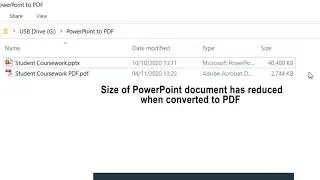 Converting PowerPoint to PDF