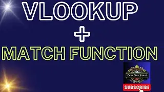 🔥How to use Vlookup + Match function in Excel🔥