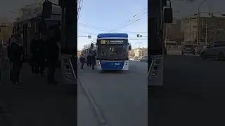 новые троллейбусы уттз 6242.1 на 4 маршруте