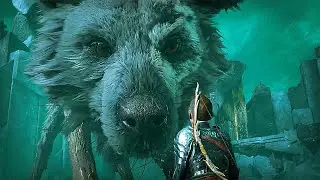 Atreus Turns Gram The Giant Wolf Into Fenrir (Gram Boss Fight) - God of War Ragnarok (GOWR PS5)