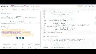 TRIE Implementation (Prefix Tree) | leetcode 208 | C++ Solution