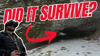 ENTERING DEVILS ICEBOX WITH MY FPV DRONE // Everything is Frozen Over! 🥶