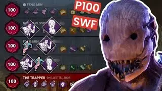 P100 Trapper Vs P100 TEAM | Dead by Daylight