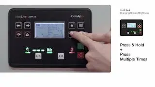 Controlador InteliLite4: Cómo cambiar el brillo de la pantalla