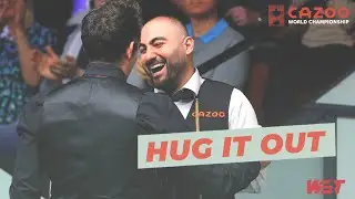 O'Sullivan and Vafaei EMBRACE After Rocket Win 🤗 | 2023 Cazoo World Championship