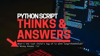 Python Script Thinks and Responds using regular expressions🤖