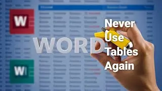 Unlock the Secret Table Tool in Word (and Work Faster!)