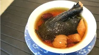 Simple and Nutritious Black Chicken Soup - 黑鸡汤