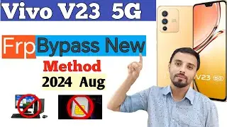 Vivo V23 5G Frp Bypass Without Pc New Update 2024 Aug // Vivo V2130 Google Account Bypass ☝️☝️