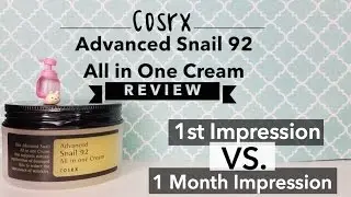 Cosrx Advanced Snail 92 All in One Cream Review