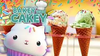 Make Your Own Ice Cream with Cakey!🍦 | BAKEY WITH CAKEY